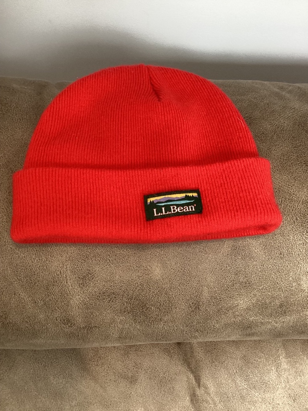 Men’s L.L. Bean Red stretch hat